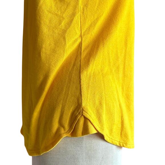 Womens Top Size Large Yellow Twee Professional Western Retro Office Indie Bold - Picture 5 of 7